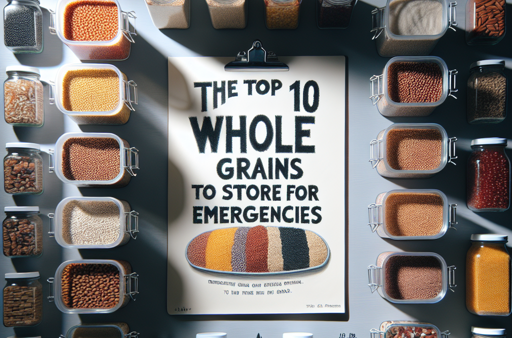 The Top 10 Whole Grains to Store for Emergencies