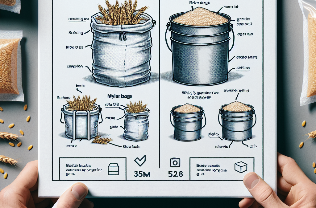 Mylar Bags vs. Buckets: Which is Better for Grain Storage?