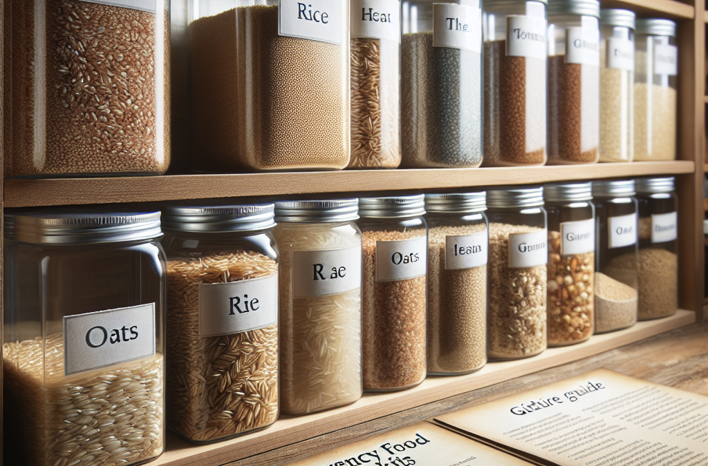 How to Store Grains for Emergency Food Supply Kits