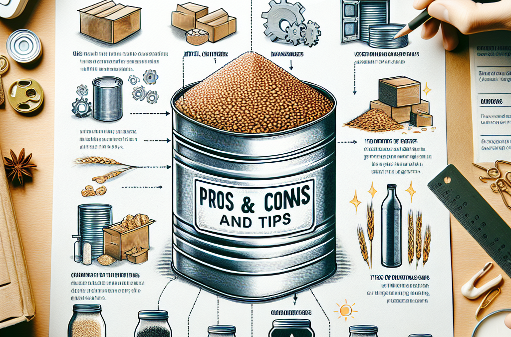 Storing Grains in Metal Containers: Pros, Cons, and Tips