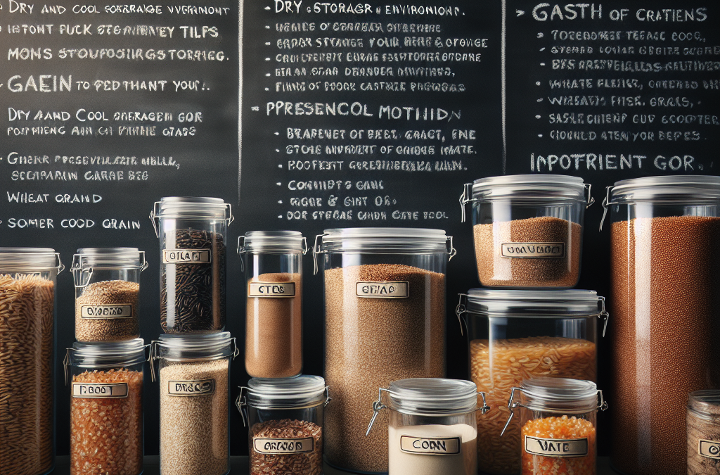 Storing Grains: A Guide for New Preppers