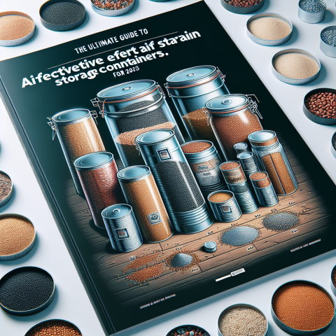 The Ultimate Guide To 10 Effective Airtight Grain Storage Containers