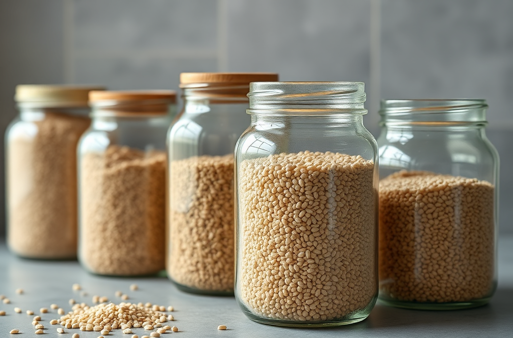 How to Store Grains in Glass Jars: Essential Steps for Long-Lasting Freshness