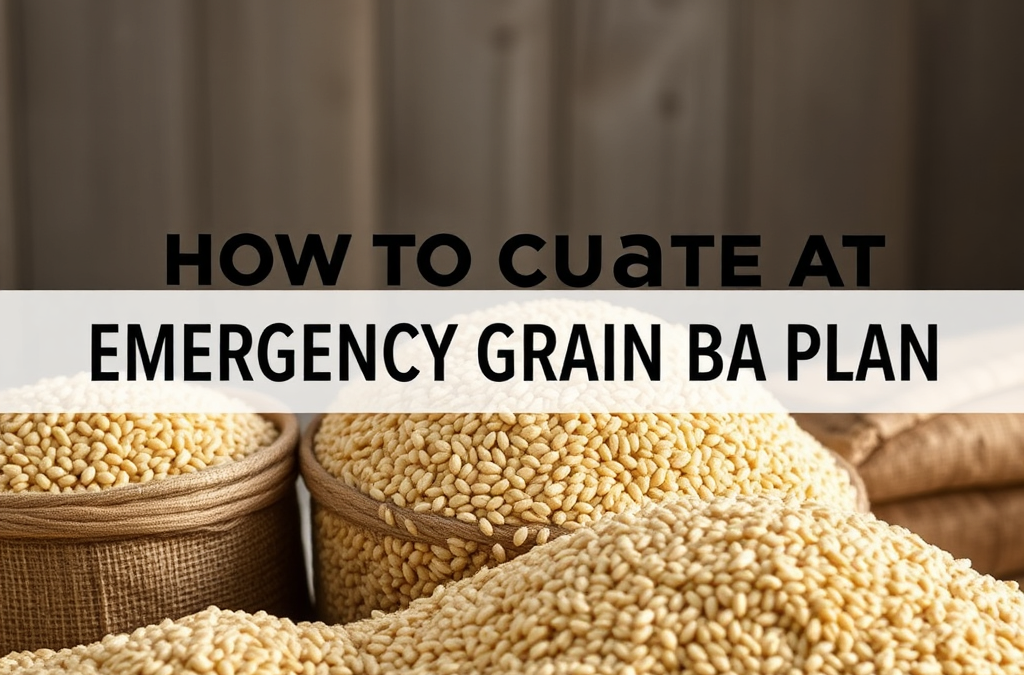 How to Create an Emergency Grain Backup Plan: Essential Steps and Key Considerations