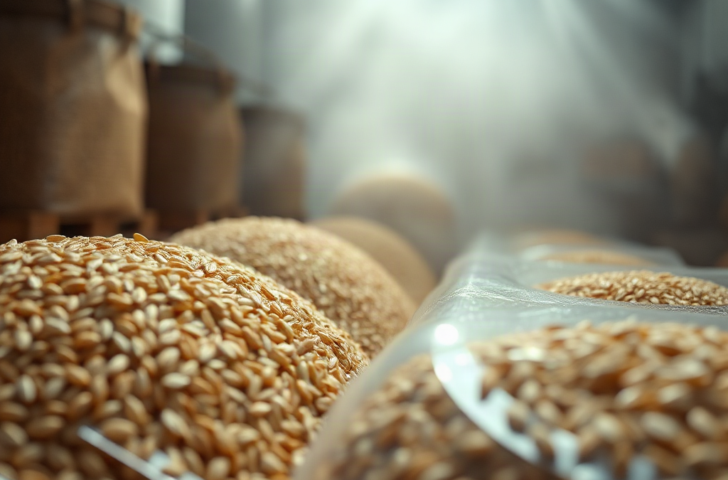 Stored grain temperature changes and condensation