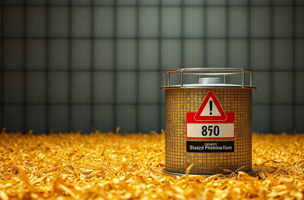 Grain storage pest traps and monitoring points