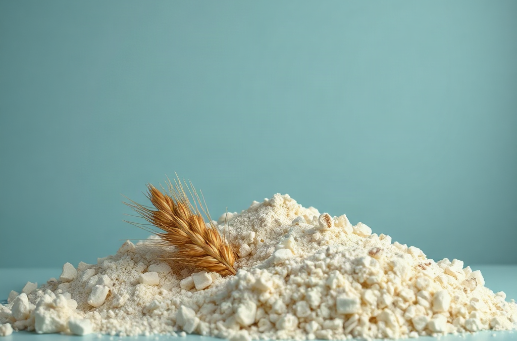 Wheat flour storage in small freezer compartments